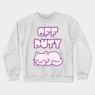 Kitty Off Duty Crewneck Sweatshirt